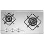 Gas Stove Knob, 4 PCS Metal 6mm Silver Gas Stove Control Knobs Adaptors Oven Switch Cooking Surface Control Locks