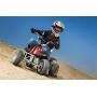 Razor Dirt Quad - 24V Electric 4-Wheeler ATV - Twist-Grip Variable-Speed Acceleration Control, Hand-Operated Disc Brake, 12'' Knobby Air-Filled Tires