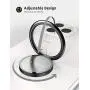 Phone Ring Holder, Lamicall Finger Ring Stand : Universal Cell Phone Cradle Kickstand Compatible with iPhone Xs Max XR X 8 7 6 6s Plus 5s, Galaxy S8 S7 S6, All Android Smartphone - Black - 02