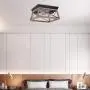 Eyassi Wooden Flush Mount Ceiling Light, 2-Lights Black Metal Farmhouse Close to Ceiling lamp Wood Industrial Lighting Fixtures for Living Room Kitchen Island Bedroom Hallway Entryway Closet Laundry Eyassi Wooden Flush Mount Ceiling Light, 2-Lights Black Metal Farmhouse Close to Ceiling lamp Wood Industrial Lighting Fixtures for Living Room Kitchen Island Bedroom Hallway Entryway Closet Laundry