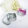 Square Metal Tins with Window Lids by Celebrate It, 30ct. Square Metal Tins with Window Lids by Celebrate It, 30ct.