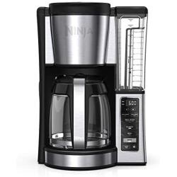 Ninja CE251 Programmable Brewer, with 12-cup Glass Carafe, Black and Stainless Steel Finish