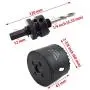 2-3/8 Inch Desk Grommet and Hole Saw Kit, OZXNO 5-Pack 60mm Flexible Desk Wire Cord Hole Cover with Matching Holesaw Drill Bits for Cable Organizer Wiring Management and Protection 2-3/8 Inch Desk Grommet and Hole Saw Kit, OZXNO 5-Pack 60mm Flexible Desk Wire Cord Hole Cover with Matching Holesaw Drill Bits for Cable Organizer Wiring Management and Protection