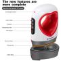 Easy Press Mini, Upgraded Small Heat Press Machine with Professional Mode, Mini HTV Iron-On Rolls with Carrying Case, Automatic Vibration Pressing Operation