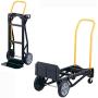 Harper Trucks Lightweight 400 lb Capacity Glass Filled Nylon Plastic Convertible Hand Truck and Dolly