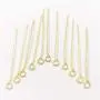 100pcs'' 9'' Shape Eye pins Stainless Steel Head Pin 32mm DIY Stainless Steel Metal Connector for Jewelry Earring Pendant Light Accessories Parts (Gold, 100pcs 32mm) 100pcs'' 9'' Shape Eye pins Stainless Steel Head Pin 32mm DIY Stainless Steel Metal Connector for Jewelry Earring Pendant Light Accessories Parts (Gold, 100pcs 32mm)