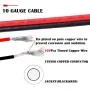 iGreely 10 Gauge SAE Power Automotive Extension Cable SAE to SAE Quick Disconnect Wire Harness SAE Connector for Solar Panel Battery Tender Motorcycle Cars Tractor 10 AWG 1M/3.3Ft