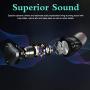 Wireless Earbuds Bluetooth Headphones in-Ear TWS Stereo with USB-C Quick Charging Case IPX8 Waterproof Touch Control Built-in Mic Earphones Noise Cancelling for Clear Calls Headset with Deep Bass