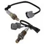Kwiksen 234-9064 234-4733 Heated 2Pcs Air Fuel Ratio O2 Oxygen Sensor 1 Sensor 2 Upstream Downstream Replacement for Element 2003-2011 2.4L