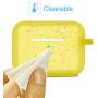 Airpods Pro Case Cover,Doboli Silicone Protective Skin Case for Airpod Pro Lemon Yellow