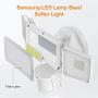 LEPOWER 1600LM LED Solar Security Lights Motion Outdoor, Super Bright Solar Motion Sensor Light, 5500K White Light, IP65 Waterproof Outdoor Flood Solar Lights with 3 Adjustable Head for Yard, Garage