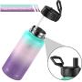 Umite Chef Water Bottle, Vacuum Insulated Wide Mouth Stainless-Steel Sports Water Bottle with New Wide Handle Straw Lid,Hot Cold, Double Walled Thermo Mug