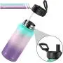 Umite Chef Water Bottle, Vacuum Insulated Wide Mouth Stainless-Steel Sports Water Bottle with New Wide Handle Straw Lid,Hot Cold, Double Walled Thermo Mug