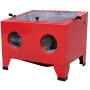 25 Gallon Bench Top Air Sandblasting Cabinet Sandblaster Blast 40-80PSI/5CFM Large Cabinet Red