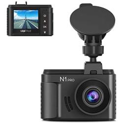 Vantrue N1 Pro Mini Dash Cam Full HD 1920x1080P Car Dash Camera 1.5 inch 160 Degree DashCam with Sony Night Vision Sensor, 24 Hours Parking Mode, Motion Sensor, Collision Detection, Support 256GB Max