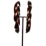Bronze Flower Style Kinetic Wind Garden Spinner