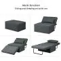 Diophros Ottoman Sleeper Sofa Bed, 4 in 1 Convertible Chair Multi-Function Folding Guest Sofa Chair for Living Room, Apartment (Deep Grey) Diophros Ottoman Sleeper Sofa Bed, 4 in 1 Convertible Chair Multi-Function Folding Guest Sofa Chair for Living Room, Apartment (Deep Grey)