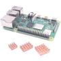 Easycargo Raspberry Pi 4 Heatsink Fan Kit, Cooler Raspberry Pi 4B, 3 B (1 Pack, Copper)