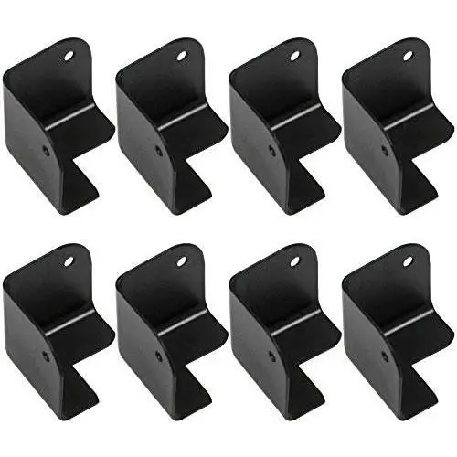 MIYAKO USA 8 Pack - 1.5'' Cabinets Speaker Corners Protector Black Squared Metal for Front of PA/DJ (21-812) MIYAKO USA 8 Pack - 1.5'' Cabinets Speaker Corners Protector Black Squared Metal for Front of PA/DJ (21-812)