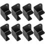 MIYAKO USA 8 Pack - 1.5'' Cabinets Speaker Corners Protector Black Squared Metal for Front of PA/DJ (21-812)