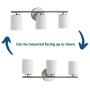 Progress Lighting P2159-104 Bath & Vanity, Nickel
