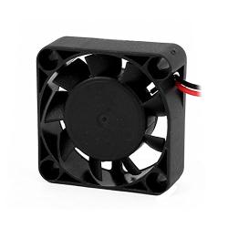 uxcell a16032500ux0875 2 Piece 40 x 40 x 10 mm 12V 0.07A DC Heat Sink/Extractor Cooling Case Fan Black, 1.57 inches Width, 1.57 inches Length