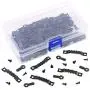 160Pcs Picture Hangers Kit, Including 80Pcs Black Sawtooth Picture Frame Hanging Hangers Double Hole and 80Pcs Photo Frame Turn Button with Screws Perfect for Home Decoration - Black 160Pcs Picture Hangers Kit, Including 80Pcs Black Sawtooth Picture Frame Hanging Hangers Double Hole and 80Pcs Photo Frame Turn Button with Screws Perfect for Home Decoration - Black