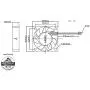 2-Packs 40 x 40 x 10mm 4010 12V 0.10A Brushless DC Cooling Fan 2pin AV-F4010MB UL CE 2-Packs 40 x 40 x 10mm 4010 12V 0.10A Brushless DC Cooling Fan 2pin AV-F4010MB UL CE