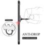 Bat Phone Ring Stand Holder - OATSBASF Cell Phone Ring Holder Finger Grip 360 Degree Rotation Compatible with iPhone 12/11 Pro Max/SE 2020 and Other Smartphones（Black+Silver）