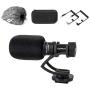 Comica CVM-VM10II Full Metal Compact On Camera Cardioid Directional Mini Shotgun Video Microphone for Smartphone iPhone,Huawei,DJI Osmo,SonyA9/A7RII/A7RSII,GH4/ GH5, and DSLR Camera(Black)