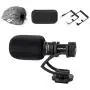Comica CVM-VM10II Full Metal Compact On Camera Cardioid Directional Mini Shotgun Video Microphone for Smartphone iPhone,Huawei,DJI Osmo,SonyA9/A7RII/A7RSII,GH4/ GH5, and DSLR Camera(Black)