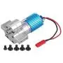 RC Gearbox, Metal Gear Box Speed Change with 370 Brush Motor for WPL 1633 RC Car(Silver) RC Gearbox, Metal Gear Box Speed Change with 370 Brush Motor for WPL 1633 RC Car(Silver)