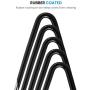 ZOBER Slack/Trousers Pants Hangers - 30 Pack - Strong and Durable Anti-Rust Chrome Metal Hangers, Non Slip Rubber Coating, Slim & Space Saving, Open Ended Design for Easy-Slide Pant, Jeans, Slacks Etc