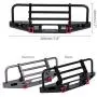Joguly Metal TRX4 Front Bumper with Led Lights for Traxxas TRX4 Axial SCX10 SCX10 II 90046 90047 RC Car Crawler Upgrade Part, Aluminum Alloy (Black) Joguly Metal TRX4 Front Bumper with Led Lights for Traxxas TRX4 Axial SCX10 SCX10 II 90046 90047 RC Car Crawler Upgrade Part, Aluminum Alloy (Black)