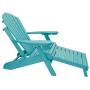 Outer Banks Deluxe Oversized Poly Lumber Folding Adirondack Chair with Integrated Footrest (Birchwood) …