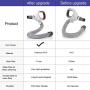 Upgraded Replacement Shark Rotator Hose Handle Compatible for Shark Rotator Pro Lift-Away NV500, NV501, NV502, NV503, NV504, NV505, NV510, NV520, NV552, UV560 More Models, Replaces # 1245FC500 (Red)