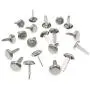ARTCXC 1Box(400pcs) 4Colors 8mm Metal Brads Paper Fastener Brads for Scrapbooking Crafts Making DIY Art - Black,White,Goldren,Silver,Each Color 100Pcs ARTCXC 1Box(400pcs) 4Colors 8mm Metal Brads Paper Fastener Brads for Scrapbooking Crafts Making DIY Art - Black,White,Goldren,Silver,Each Color 100Pcs