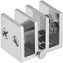 WEIJ Bilateral 180 Degree Glass Door Cupboard Showcase Cabinet Clamp Glass Hinge Replacement Parts, Pack of 4 WEIJ Bilateral 180 Degree Glass Door Cupboard Showcase Cabinet Clamp Glass Hinge Replacement Parts, Pack of 4