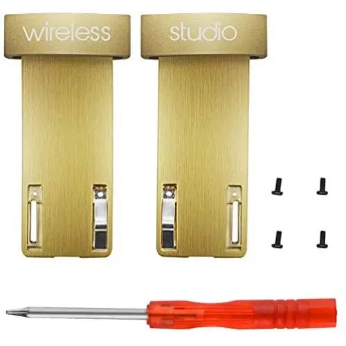 Studio 2 Hinge Replacement Headband Connector Metal Repair Parts Kit for Beats Studio 2.0 Wired/Wireless Over Ear Headphones (Glod) Studio 2 Hinge Replacement Headband Connector Metal Repair Parts Kit for Beats Studio 2.0 Wired/Wireless Over Ear Headphones (Glod)