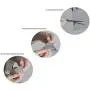 Q-BICS Flexible Mirror Sheets 6'' X 9'' Soft Non Glass Cut to Size Craft Plastic 3 Sheets Fun House ''PEEL OFF PROTECTIVE COVER SHEET'' Peel Back Sticker And Stick No Glue