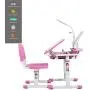 Ubbie Kids Desk and Chair Set,Height Adjustable Children Study Desk with Tilt Desktop & Metal Hook & LED Light & Bookstand and Storage Drawer for Boys Girls Pink Ubbie Kids Desk and Chair Set,Height Adjustable Children Study Desk with Tilt Desktop & Metal Hook & LED Light & Bookstand and Storage Drawer for Boys Girls Pink