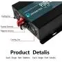 WZRELB Full Power Endurable 3500W 12VDC to 120VAC 60HZ US DUAL OUTLETS LED DISPLAY PURE SINE WAVE INVERTER Power Converter, (RBP350012B1) WZRELB Full Power Endurable 3500W 12VDC to 120VAC 60HZ US DUAL OUTLETS LED DISPLAY PURE SINE WAVE INVERTER Power Converter, (RBP350012B1)