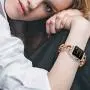 SaNgaiMEi Compatible Bling Band for Apple Watch Band 38mm 40mm Women Rhinestone Stainless Steel Link Band Iwatch Series 6/5/4/3/2/1 Bracelet Metal Strap Mothers Day