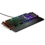 SteelSeries Apex Pro Mechanical Gaming Keyboard – Adjustable Actuation Switches – World’s Fastest Mechanical Keyboard – OLED Smart Display – RGB Backlit SteelSeries Apex Pro Mechanical Gaming Keyboard – Adjustable Actuation Switches – World’s Fastest Mechanical Keyboard – OLED Smart Display – RGB Backlit