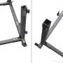 Hooke Road Door Hanger Storage Rack Movable Cart Door Holder Sliding Bracket Compatible with Jeep Wrangler JK JL & Gladiator JT 2007-2021