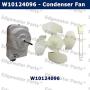 Edgewater Parts W10124096, AP4318657, PS1957416 Refrigerator Condenser Fan Motor Kit Compatible With Whirlpool, Kenmore, KitchenAid, Maytag, Estate, Amana, Jenn-Air, Crosley, Roper, Inglis, GE Product Name