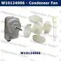 Edgewater Parts W10124096, AP4318657, PS1957416 Refrigerator Condenser Fan Motor Kit Compatible With Whirlpool, Kenmore, KitchenAid, Maytag, Estate, Amana, Jenn-Air, Crosley, Roper, Inglis, GE Product Name Edgewater Parts W10124096, AP4318657, PS1957416 Refrigerator Condenser Fan Motor Kit Compatible With Whirlpool, Kenmore, KitchenAid, Maytag, Estate, Amana, Jenn-Air, Crosley, Roper, Inglis, GE Product Name