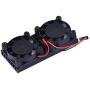 Reroflag Nespi Ultimate Cooling Fan Kit Dual Fans + Heatsinks For Raspberry Pi 3/2/B+