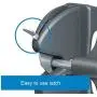 National Hardware V6201 LTCH BLK N346-201 4-9/16'' LokkLatch Automatic Keyed Gate Lock Latch in Black