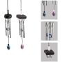 UNIME Wind Chimes, Creative Design 2 Pack Beautiful Garden Chimes, Portable Metal Wind Chimes for Home Garden Decoration, Small Size